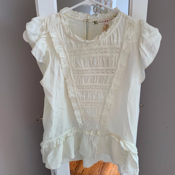 Chelsea & Violet Tops - Chelsea & Violet Ivory Blouse Chelsea & Violet Tops - Chelsea & Violet Ivory Blouse